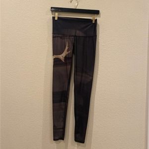 Teeki Black and Brown Leggings